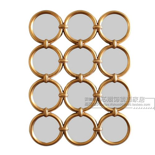 新古典组合大厅背景定制装饰镜