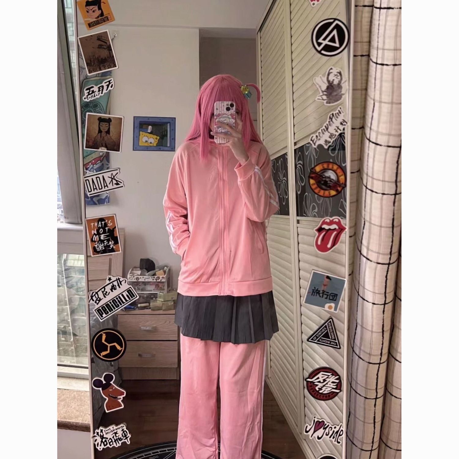 薄款孤独摇滚cos服全套后