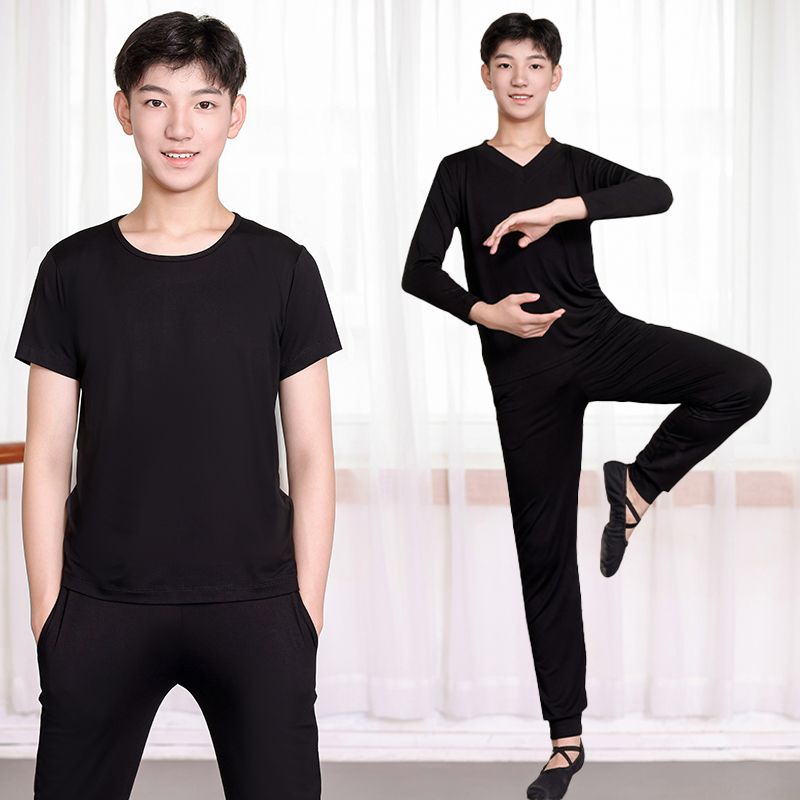 舞蹈服练功服男士宽松学