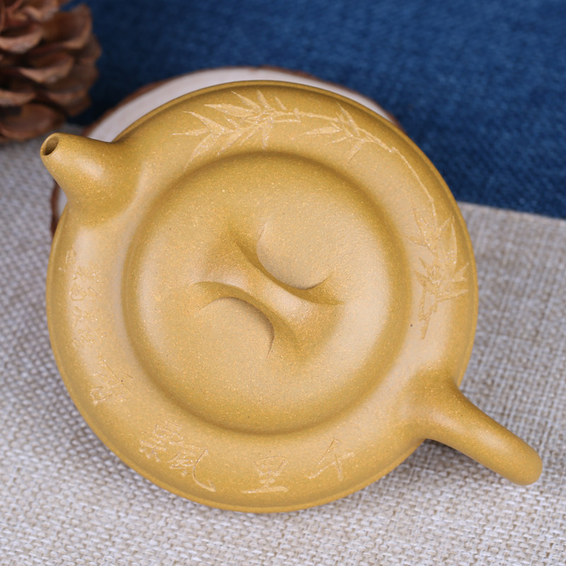 陶缘记线圆壶高工陈顺根原矿黄金段泥正宗宜兴收藏紫砂壶高档茶具