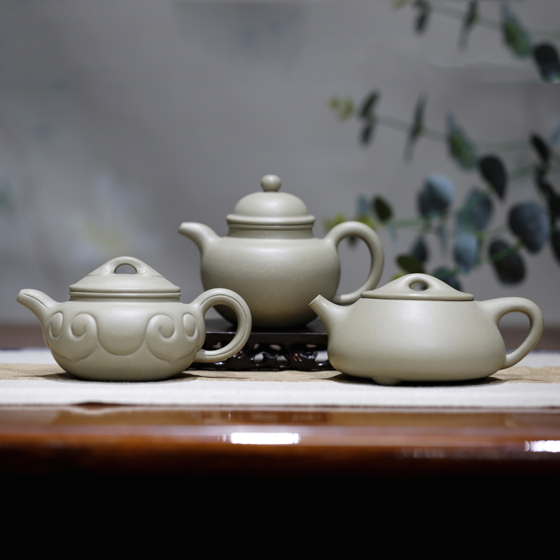 景舟家藏本山绿泥祥生石瓢