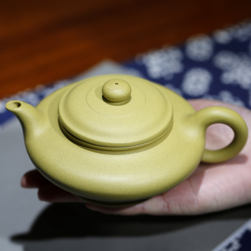 名家孔祥生纯全手工水扁原矿本山绿泥宜兴紫砂壶家用泡茶品茗茶具