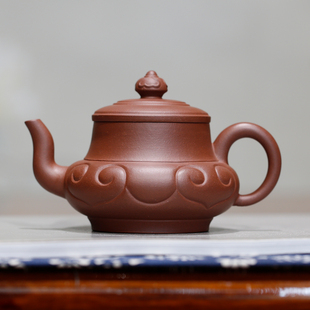 如意宫灯原矿珍藏底槽清高工冯盘军全手工正宗宜兴紫砂壶收藏送礼