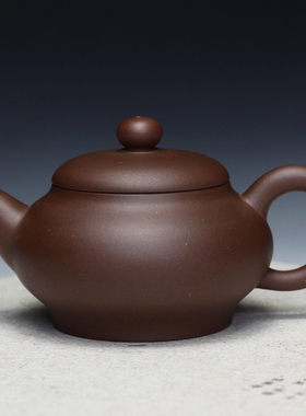 水平实力派艺人 手工精品紫砂壶 原矿黄龙山紫泥宜兴紫砂壶130cc