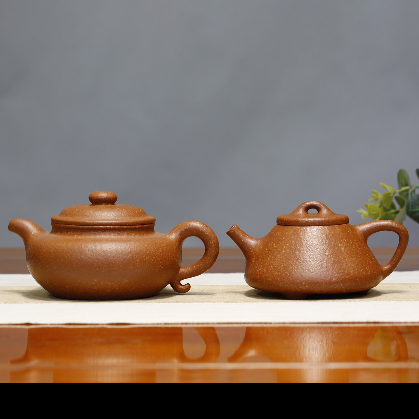 仿古/石瓢原矿粗砂降坡泥名家孔祥生全手工宜兴紫砂壶家用泡茶器