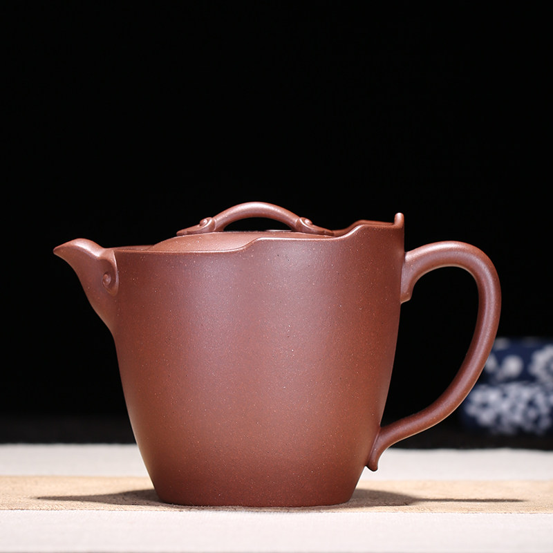 僧帽 原矿紫泥国工张胜纯全手工宜兴紫砂壶中式茶器收藏礼赠佳品