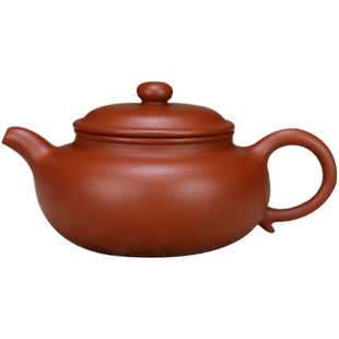 思亭含香潘壶西施原矿朱泥球孔设计出水流畅宜兴紫砂壶助工郭玉兰