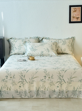 莱赛尔天丝床单单件夏天冰凉200S天丝高级感床单a类母婴凉感床单