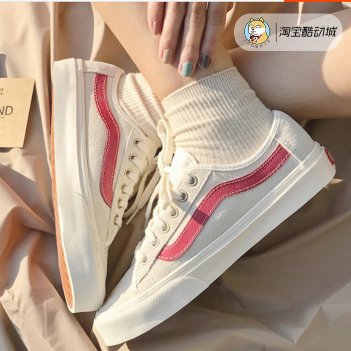 vans blackball sf 权志龙白红白蓝男女低帮休闲板鞋 vn0a3qxzso0