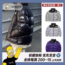 TNF暴力橙黑北面羽绒服NJ1DM62 Face 韩版 The 1996 North NUPTSE