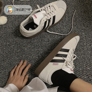 Court灰白棕男女低帮休闲德训板鞋 NEO Adidas阿迪达斯 HQ1802