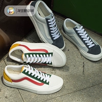 Vans New Style 36 серого белого контрастного белого красного низкого уровня мужская обувь женская обувь обувь vn0a3dz32br/3vzo