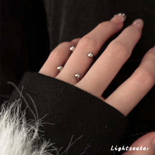 aeri酱同款吉赛尔戒指女冷淡风精致指环小众设计轻奢高级感食指戒