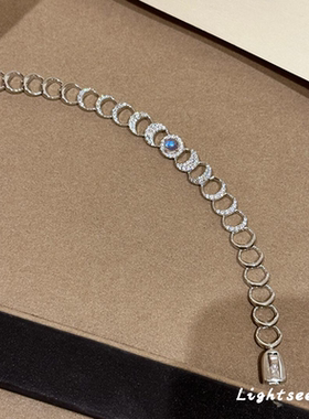 千金感中古爆闪月亮手链绝美气质