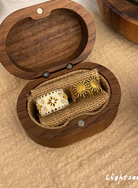 中古vintage镂空太阳花戒指小众