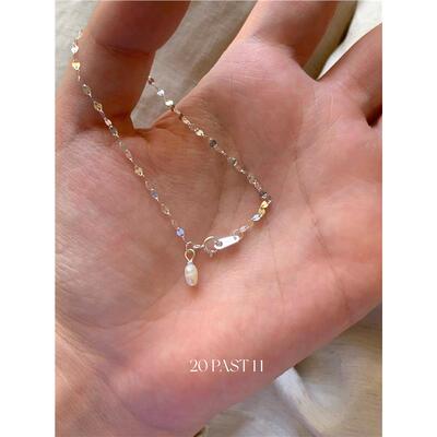 清冷感波光粼粼叠戴仿珍珠手链女