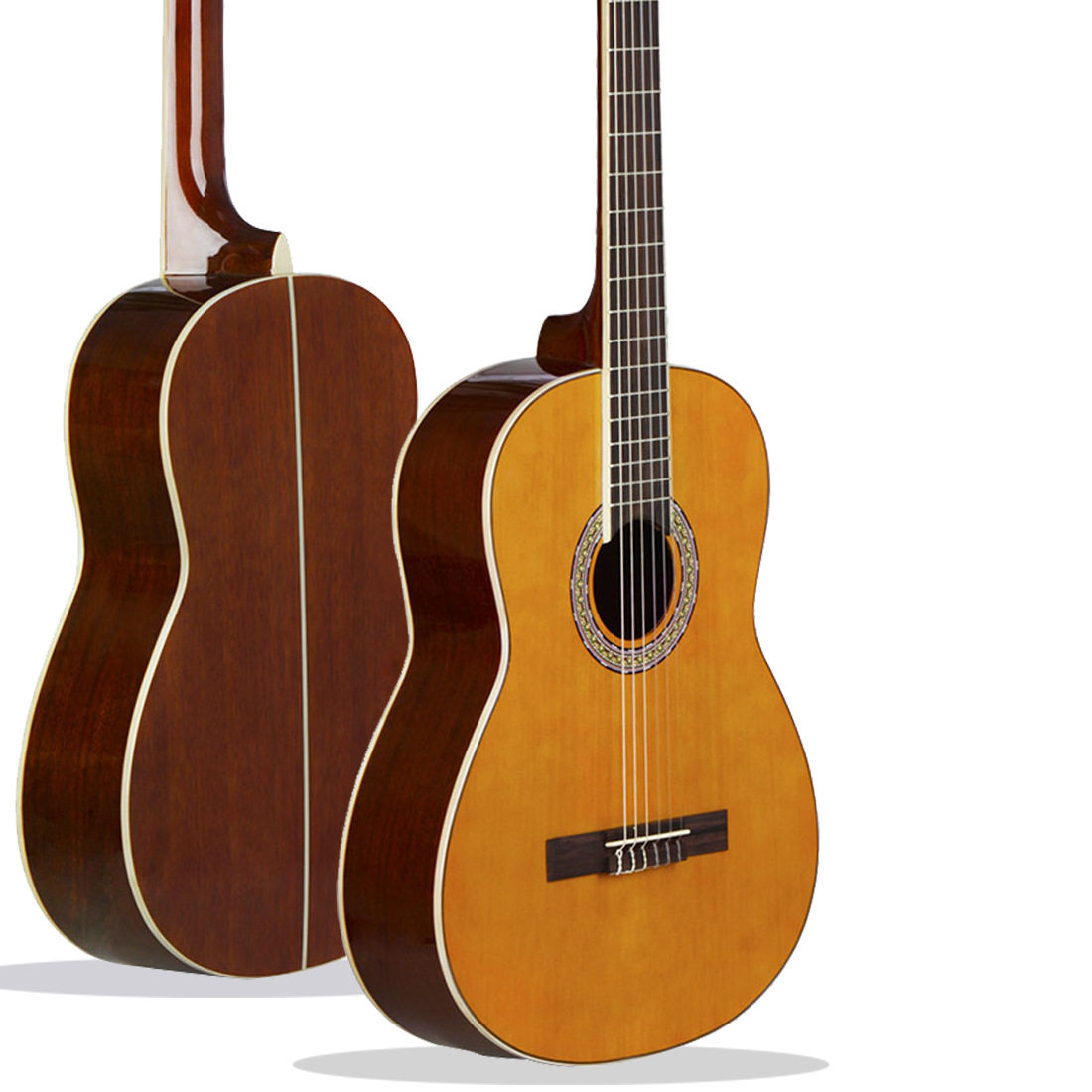 古典木吉他39寸云杉沙比利亮光吉他guitar成人初学者练习琴jita