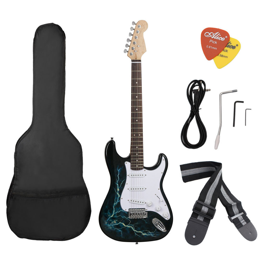 厂家新款电吉他ST经典款21品初学入门电吉他成人专业摇滚乐器吉他