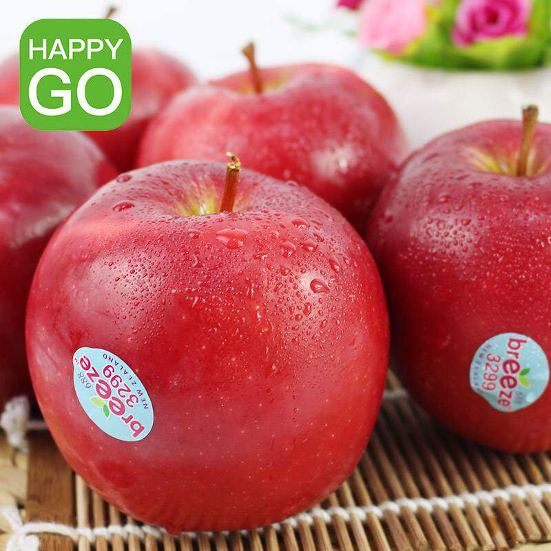 红玫瑰苹果6个 新西兰进口红富士苹果新鲜水果包邮