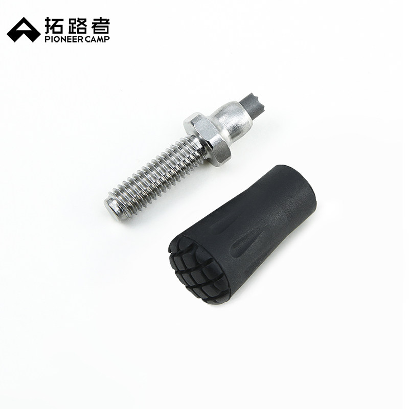 拓路者户外登山野营徒步手杖脚套脚垫防滑橡胶头杖头帽保护罩包