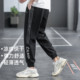 休闲裤 夏季 运动束脚裤 拓路者简约风高级条纹男式 高弹百搭长裤 子
