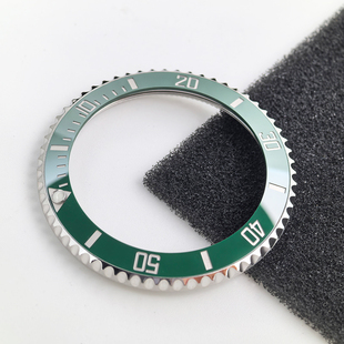 适配40绿水鬼116610LV陶瓷圈口钢圈Submariner Hulk Watch Bezel