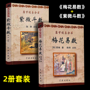 邵雍邵康节著 社 紫微斗数 梅花易数 2册 周易解析全解易学入门 康节说易全书 学林出版 正版