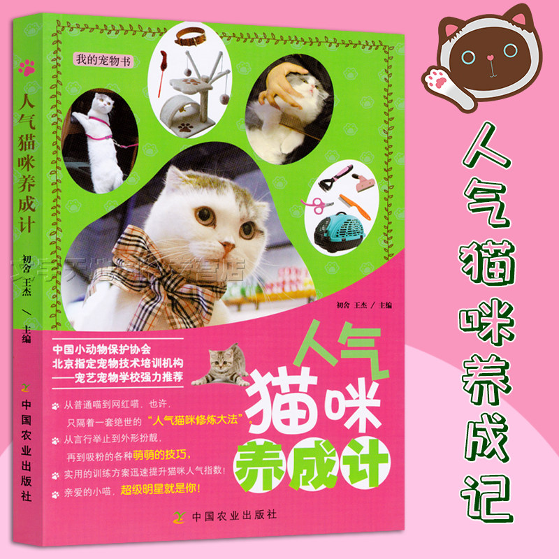 饲养管理参考指导书 宠物拍摄拍照书籍 人气猫咪养成计 幼猫养护止