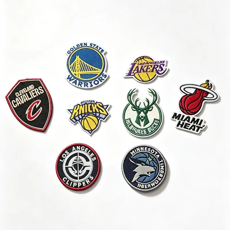 书包贴圆形男款包篮球NBA布贴球队logo可撕式校服补丁装饰DIY衣服