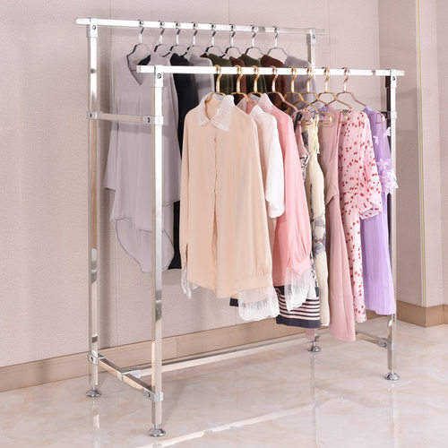 双杆REIK锐克服装落地展示架