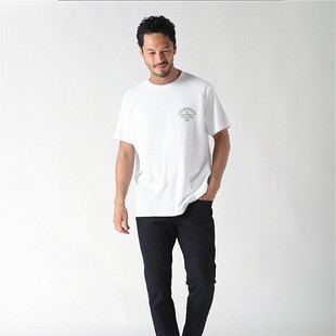 小武出品日系冲浪系列重磅220克夏季短袖T恤男女同款字母刺绣宽松