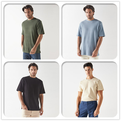 重磅240克加大加肥夏纯棉短袖T恤