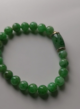 A货翡翠手串8+闲置不退不换