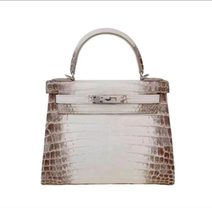 全新H鳄鱼皮真皮女包尼罗凯莉二代25CM复古喜马拉雅单肩斜挎手提