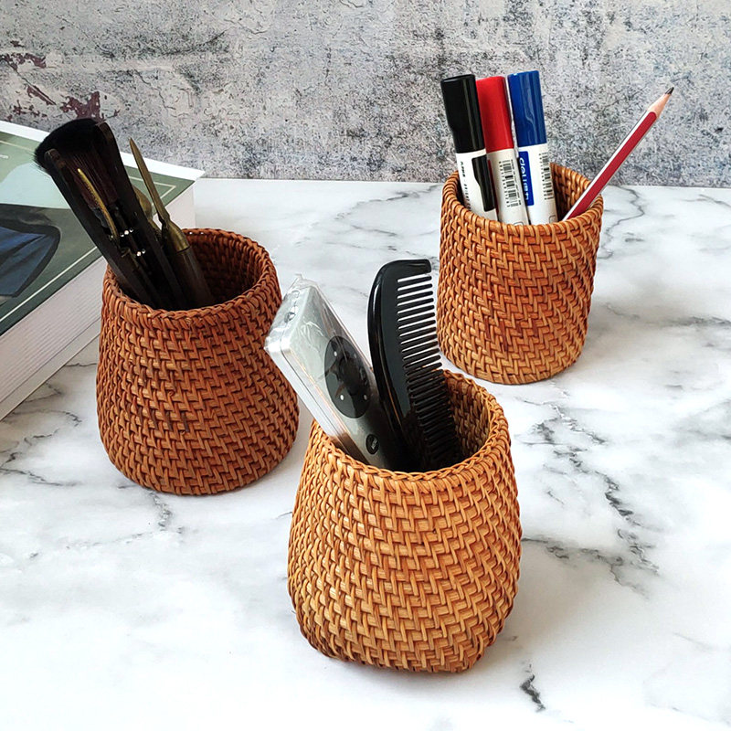 越南秋藤编茶具筒编制笔筒茶漏滤网普洱茶六君子茶道配件收纳筒,餐饮具,茶道/零配,淘宝优惠券,粉丝福利购,淘宝优惠卷