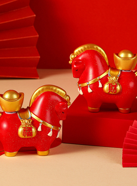 马上发财国潮马礼品套装