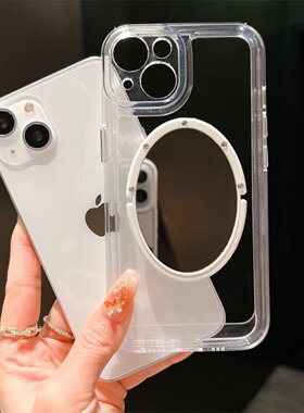 iphone17太空软壳简约镜子手机壳
