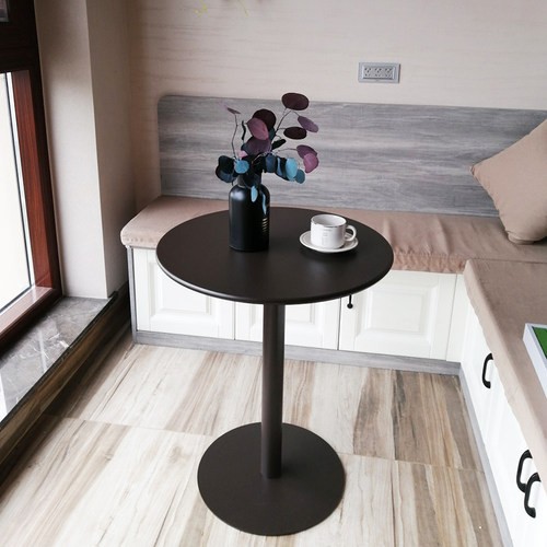 阳台小圆桌网红桌椅组合会客简约