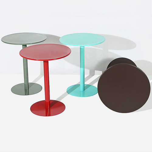 阳台小桌椅家用休闲咖啡桌圆形洽谈桌现代简约小型奶茶店桌椅组合