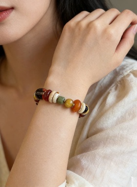 平安吉物原创天然多宝手串女款小众设计感高级轻奢精致闺蜜礼物