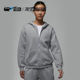 耐克新款 正品 JORDAN女士全宽松休闲加绒连帽外套 Nike FV7168 063