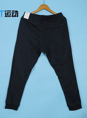 Nike/耐克男子经典刺绣小勾logo加绒保暖运动休闲束口长裤 716831
