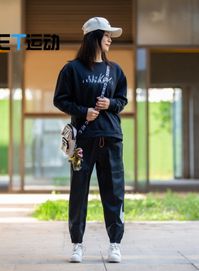 Nike耐克 女子加绒保暖休闲运动圆领套头衫卫衣 BV5226/BV3454