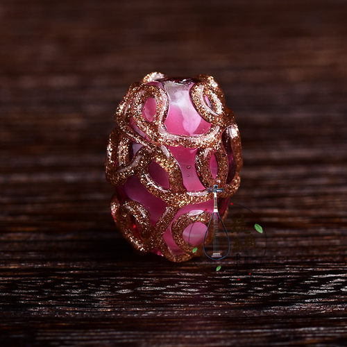 diy琉璃项链编织配饰毫米散珠