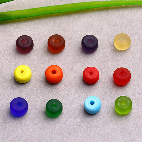 diy散珠星月菩提项链古法琉璃