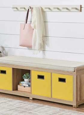 卡莱克格子书柜可水洗收纳盒学生书籍儿童玩具整理箱家用收纳箱