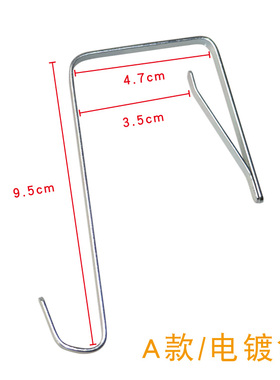 门后不锈钢挂钩扁平钩子收纳袋墙上免打孔无痕钉钩衣帽架Z型挂钩