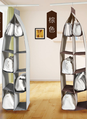 墙挂式包包收纳挂袋衣柜橱悬挂整理神器牛津布艺门后收纳架挂包袋