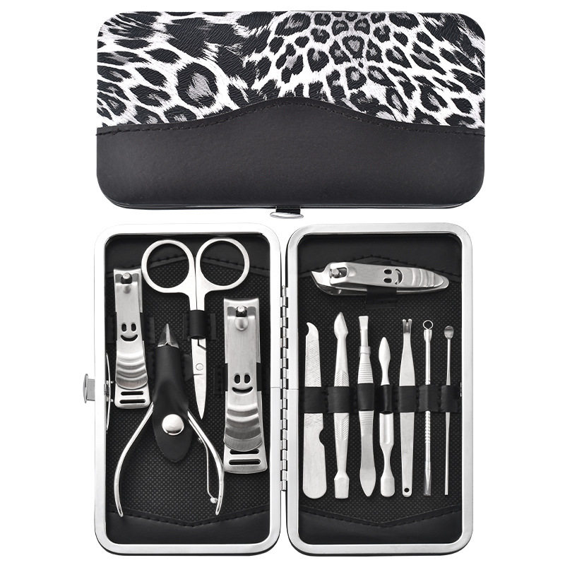 个人手指甲美甲美容12件套装指甲剪公司活动护理指甲钳可定制LOGO