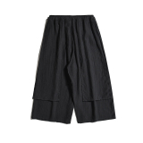 2025夏季风新款两片式休闲宽松裤九分裤K129-P70，男装休闲裤，电商B277(原6028)